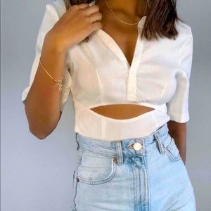 Cut-out Zara body suit